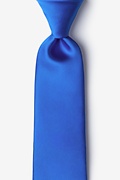 Classic Blue Microfiber Tie | Ties.com