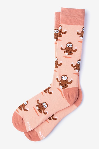 Don't Hurry Be Happy | Sloth Socks | Ties.com
