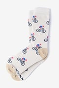 Cream Carded Cotton Spin Cycle Bicycle Race