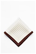 Polkadot Pocket Square Cream Pocket Square Photo (0)