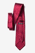 Crimson with Gold Dots Tie Photo (1)