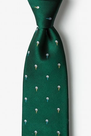 Oh, the Possibili-tees Dark Green Tie