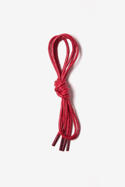Red Shoelaces | Colored Waxed Dress Shoe Laces | Ties.com