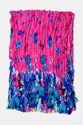 Fuchsia Butterfly Meadow Scarf Photo (3)