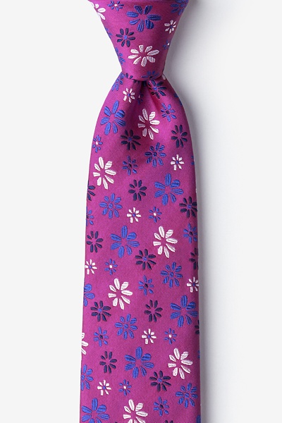 Fuchsia Silk Maui Tie | Ties.com