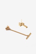 Cross Gold Tie Tack Photo (1)