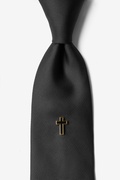 Cross Gold Tie Tack Photo (2)