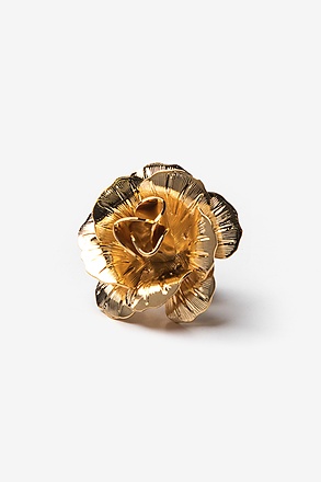 _Blooming Rose Gold Lapel Pin_