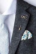 Eyeglasses Gold Lapel Pin Photo (1)