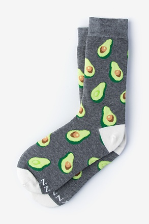 Avocado Gray Women's Sock