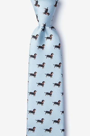 Weiner Dogs Gray Tie