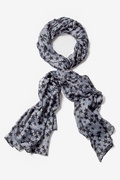 Gray Starry Night Scarf Photo (2)