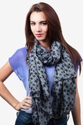 Gray Starry Night Scarf Photo (1)