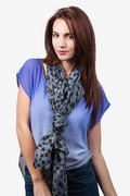 Gray Starry Night Scarf Photo (3)