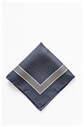 Polkadot and Stripe Pocket Square Gray Pocket Square Photo (0)