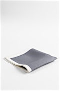 Solid Gray Pocket Square