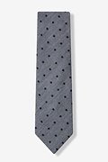 Gray Prague Polka Dot Tie Photo (0)