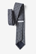 Gray Prague Polka Dot Tie Photo (1)