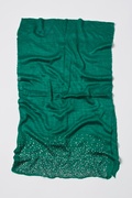 Green Rhinestone Sparkle Knit Scarf Photo (4)