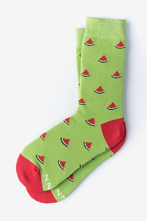 _Watermelon Green Women's Sock_