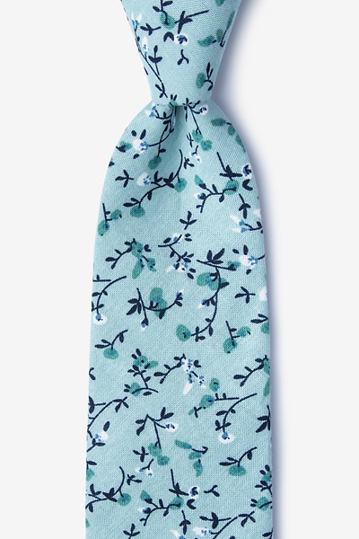 Green Cotton Hoyt Extra Long Tie | Ties.com