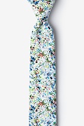 Pollock Green Skinny Tie Photo (0)