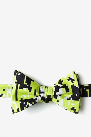 _Digital Camo Green Self-Tie Bow Tie_