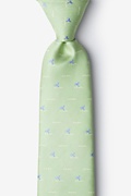 Whale Tails Green Tie Photo (0)