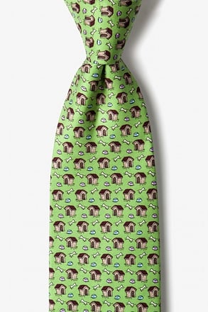 _In the Doghouse Green Tie_