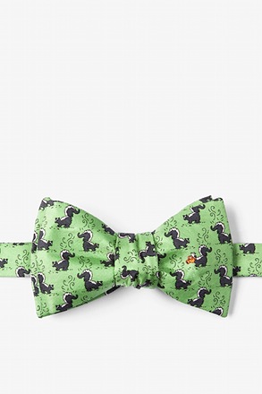 Lil' Stinker Self Tie Green Self-Tie Bow Tie