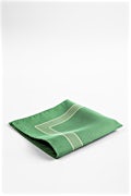 Polkadot and Stripe Pocket Square Green Pocket Square Photo (1)