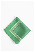 Polkadot and Stripe Pocket Square Green Pocket Square Photo (2)