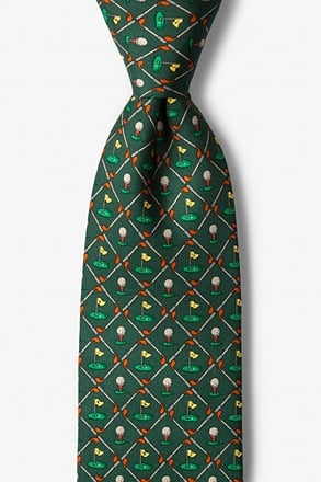 Tee it Up Green Tie