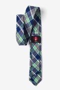 William Plaid Green Skinny Tie Photo (1)