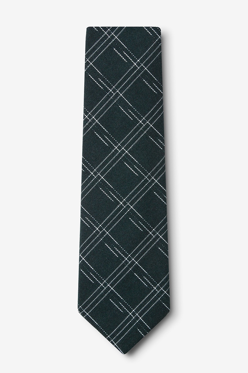 Hunter Green Cotton Escondido Extra Long Tie | Ties.com
