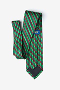 Christmas Tree Abstract Hunter Green Tie Photo (1)