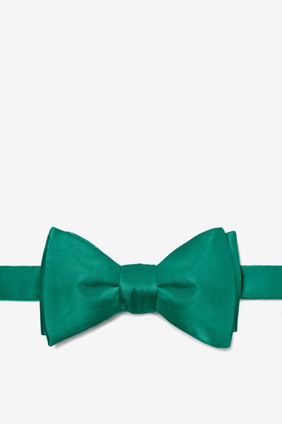 Hunter Green Silk Hunter Green Self-Tie Bow Tie