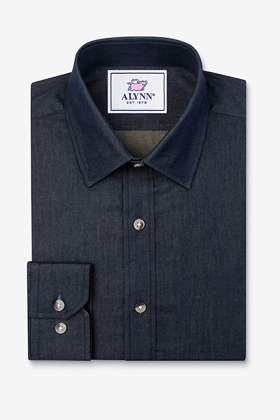 Indigo Cotton Liam Denim Casual Shirt