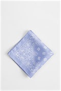 Paisley Pocket Square Light Blue Pocket Square Photo (2)