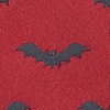 Maroon Microfiber Bats Self-Tie Bow Tie