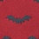 Maroon Microfiber Bats Tie