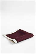 Solid Burgundy Pocket Square