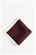 Solid Burgundy Pocket Square