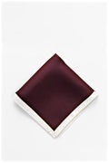 Solid Burgundy Pocket Square