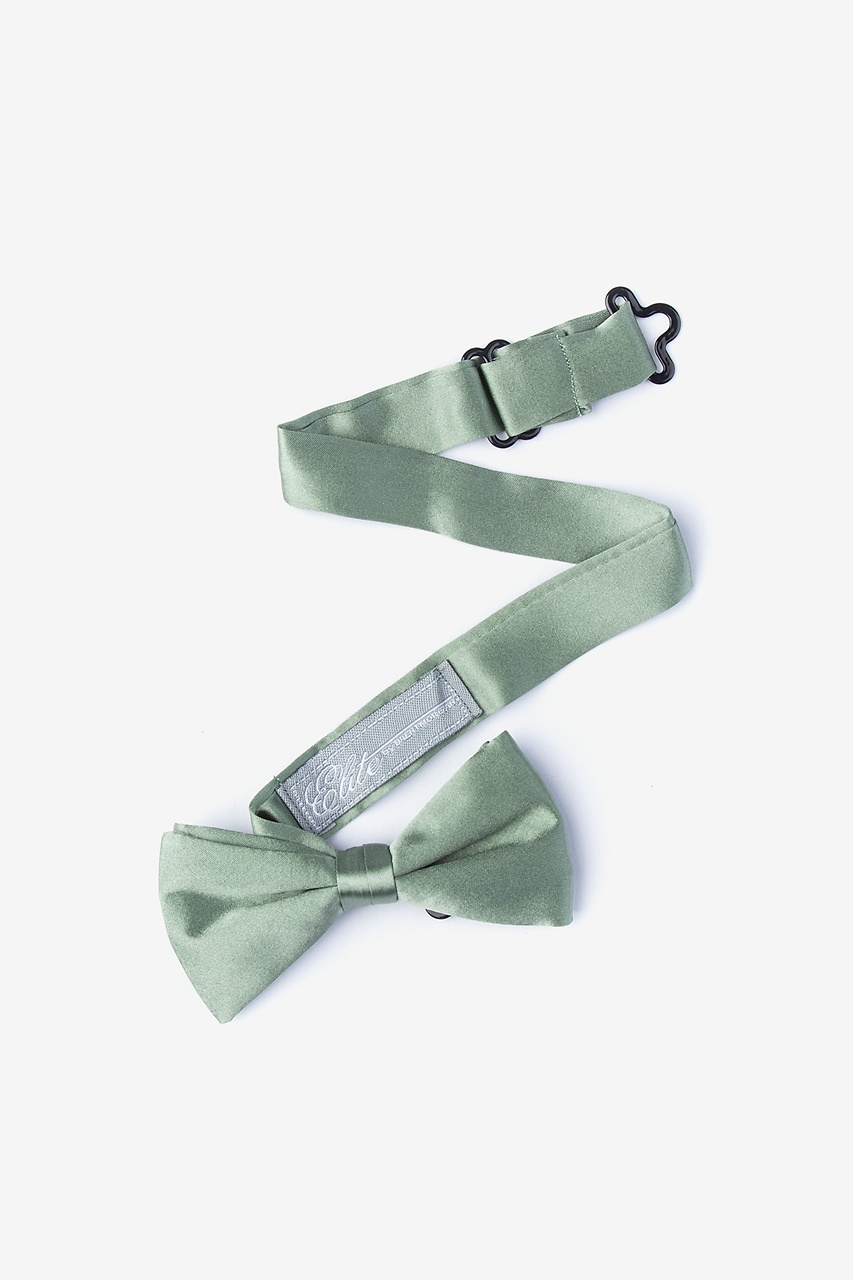 Moss Silk Moss Bow Tie For Boys | Elite Solid | Ties.com