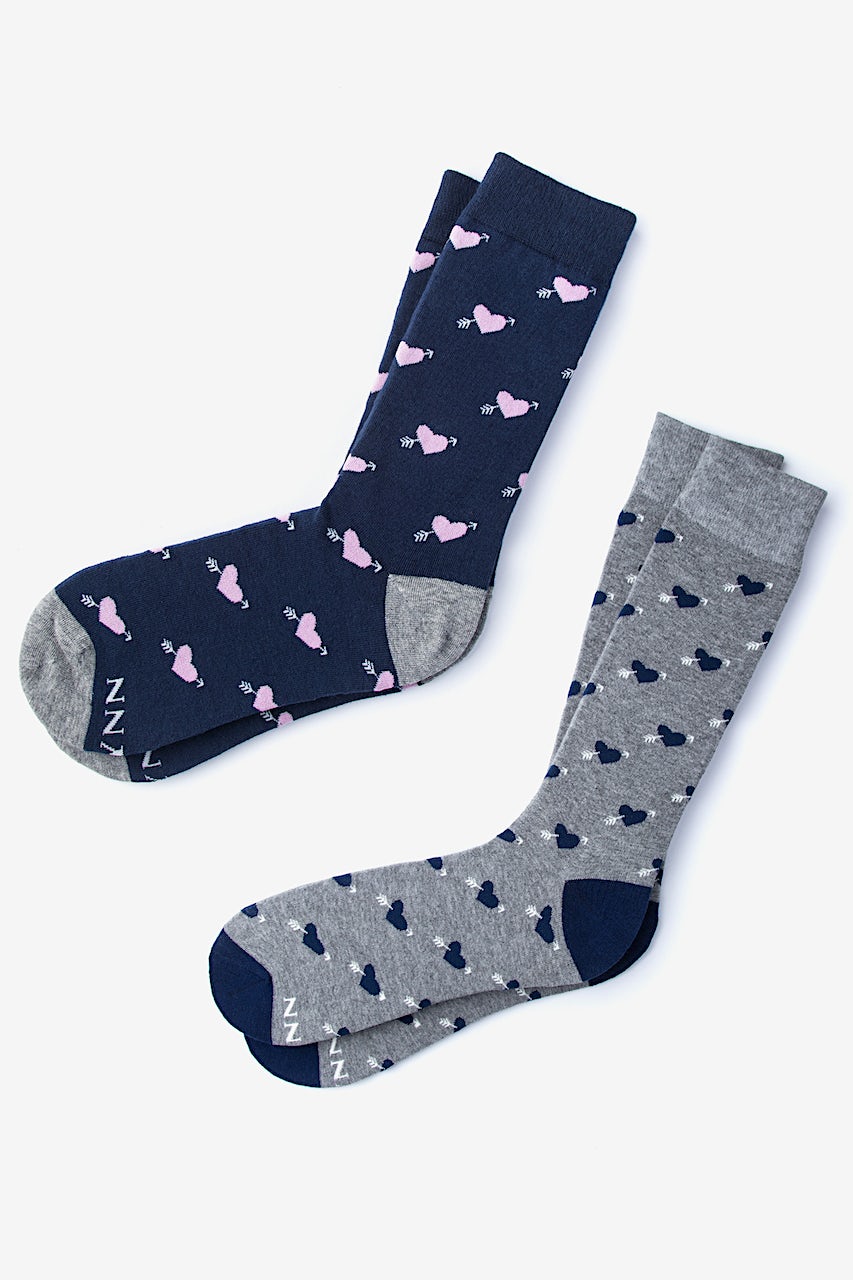 Head Over Heels His & Hers Socks | Valentine's Day Socks | Ties.com
