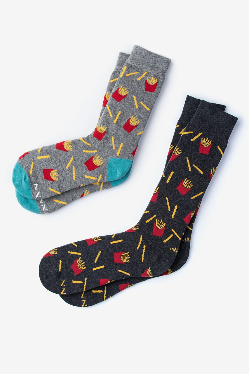 His & Hers French Fries Socks | Foodie Socks | Ties.com