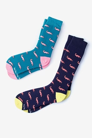 Oh Snap! Multicolor His & Hers Socks