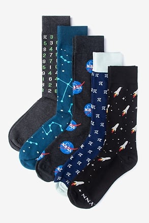 The Scientist (5 pack) Multicolor Sock Pack