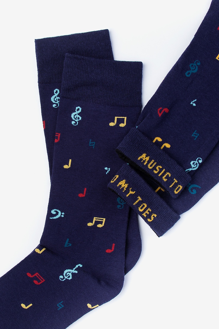 Music Notes Socks Musical Socks 